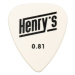 Henry`s Picks HESOF81 SOFTONE STANDARD, 0,81mm, bílá, 6ks