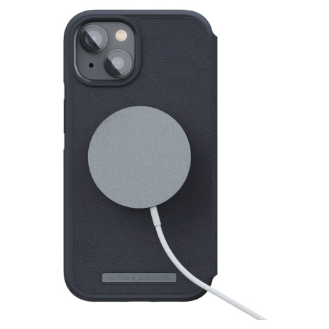 Njord Leather MagSafe Wallet pouzdro iPhone 14 černé