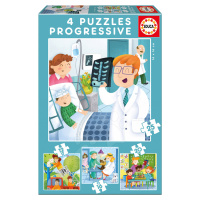 Educa dětské puzzle Až vyrostu, chci být progresivní 17146