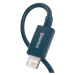 Datový kabel Baseus Superior Series Fast Charging Data Cable USB to iP 2.4A 1m, modrá