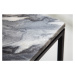 LuxD Designový konferenční stolek Factor 50 cm mramor šedý