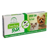 Herba MAX Spot-on Dog+Cat 5x1ml