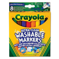 Crayola: omývatelné fixy 8 ks