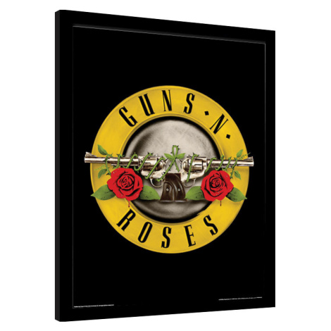 Obraz na zeď - Guns N Roses - Bullet Logo, 30x40 cm Pyramid