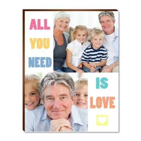 Fotopanel, All you need is love, 20x25 cm