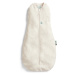 ERGOPOUCH Zavinovačka a pytel na spaní 2v1 Cocoon Oatmeal Marle 3-6 m, 6-8 kg, 0,2 tog