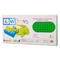 L-W Toys Deska pro nejmenší stavitele 16x32 bodů (25,5x51 cm)