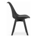 Židle MARK - černá/černá