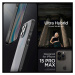 Spigen Ultra Hybrid pouzdro na iPhone 15 PRO MAX 6.7" Frost black