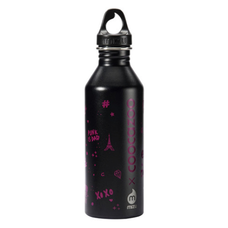 COOCAZOO - Fľaša na pitie z nerez ocele 0,75 l, čierna/vínová