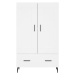 vidaXL Skříň highboard bílá 69,5 x 31 x 115 cm kompozitní dřevo