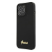 Guess GUHMP13XLSLMGBK hard silikonové pouzdro iPhone 13 Pro MAX 6.7" black Silicone Script Gold 