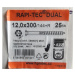 RAPI-TEC DUAL 12x300mm TX40 s frézujícím závitem HPM-TEC 16120300