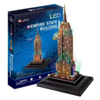 Cubicfun - puzzle 3d empire state building s led světlem - 38 dílků