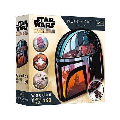 Trefl Wood Craft Origin puzzle The Mandalorian 160 dílků