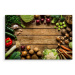 MyBestHome BOX Plátno Zelenina Na Prknech Varianta: 100x70
