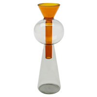 KARE Design Skleněná váza Amore - oranžová, (2/part)