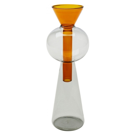 KARE Design Skleněná váza Amore - oranžová, (2/part)
