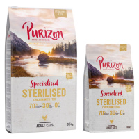 Purizon 6,5 kg + 800 g zdarma - Adult Sterilised kuře & ryba - bezobilné