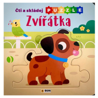 Zvířátka Čti a skládej puzzle