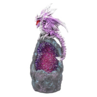 Svítící figurka Amethyst Dragon, 16.5 cm