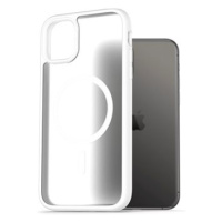 AlzaGuard Matte Case Compatible with Magsafe pro iPhone 11 bílý