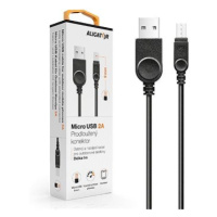 ALIGATOR microUSB datový kabel pro outdoorové telefony, 2A, černý