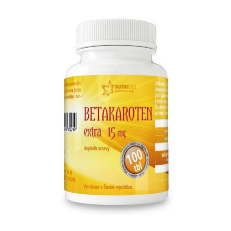 Betakaroten Extra 15mg Tbl.100 Nutricius