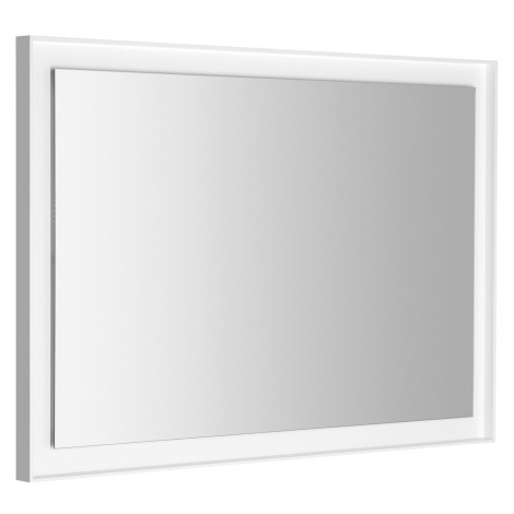 FLUT zrcadlo s LED osvětlením 1000x700mm, bílá FT100 Sapho