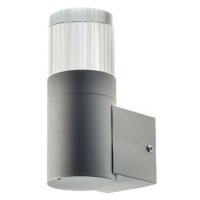 ACA Lighting venkovní nástěnné svítidlo UP čirá 2W LED 3000K 230V šedá HA5504