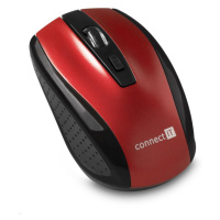 CONNECT IT Bezdrátová optická myš, červená
