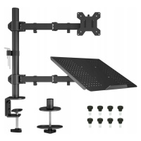 Držák Monitoru Se Stojanem Na Notebook 13-27 Palců 10 Kg Vesa 100 Design