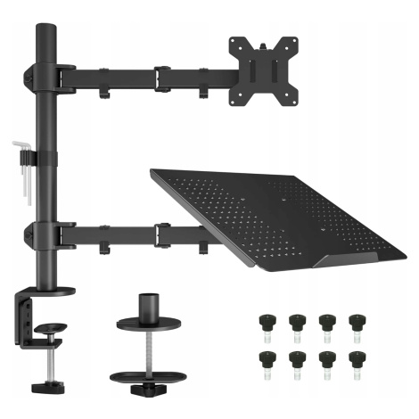 Držák Monitoru Se Stojanem Na Notebook 13-27 Palců 10 Kg Vesa 100 Design