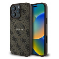 Guess pouzdro case pro iPhone 16 Pro 6.3 hnědé