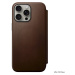 Nomad Modern Leather Folio, brown - iPhone 15 Pro Max (NM01633785) Hnědá