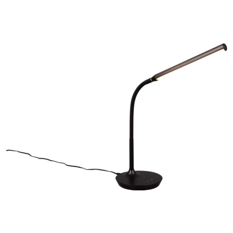 Černá LED stolní lampa (výška 38 cm) Toro – Trio