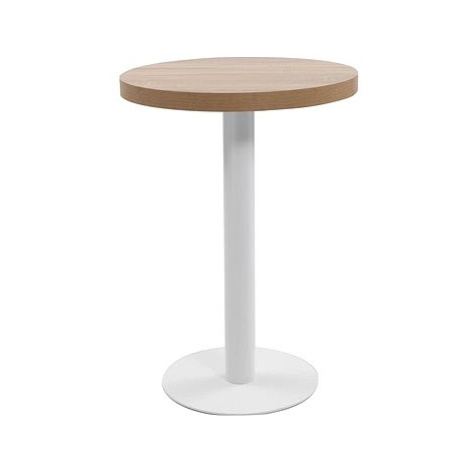 Bistro stolek světle hnědý 60 cm MDF SHUMEE