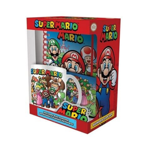 CurePink Dárkový set Nintendo|Super Mario: Evergreen hrnku GP85388 315 ml EPEE Czech