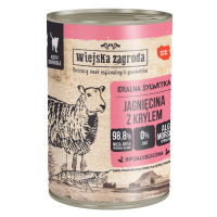 Wiejska Zagroda Cat 12 x 400 g - Jehněčí s krunýřovkou