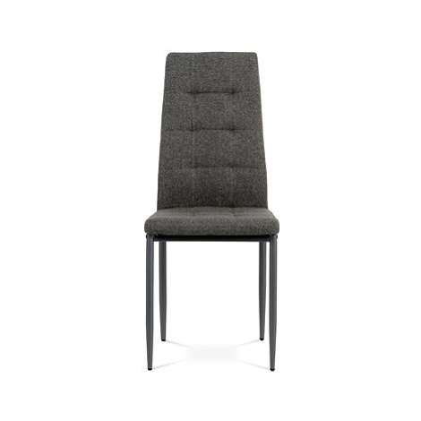 Nejlevnější nábytek - Jídelní židle Boone, šedá látka/kov matný antracit