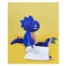 DouDou et Compagnie Paris Doudou Plyšový dinosaurus s dečkou 25 cm modrý