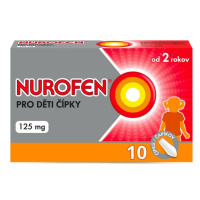 Nurofen pro děti 125 mg 10 čípků