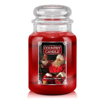 Country Candle Svíčka ve skleněné dóze, Rolničky, 680 g