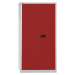 BISLEY Skříň s otočnými dveřmi UNIVERSAL, v x š x h 1806 x 914 x 400 mm, 3 pozinkované police, 4