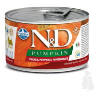 N&D DOG PUMPKIN Adult Chicken & Pomegranate Mini 140g + Množstevní sleva Sleva 15% 1+1 zdarma
