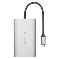 HyperDrive USB-C na duální adaptér HDMI + rychlonabíjení přes USB (M1) Šedá
