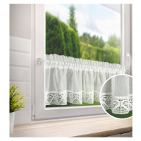 Dekorační krátká vitrážová záclona do kuchyně LINAS 30x150 cm MyBestHome