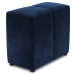 Modrá sametová opěrka k modulární pohovce Rome Velvet - Cosmopolitan Design