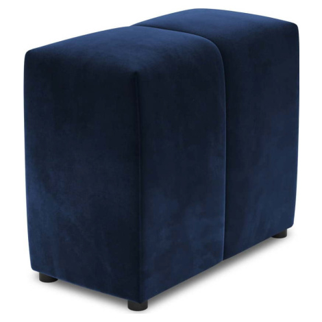 Modrá sametová opěrka k modulární pohovce Rome Velvet - Cosmopolitan Design