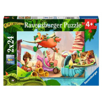 Ravensburger 05126 puzzle gigantosaurus 2x24 dílků